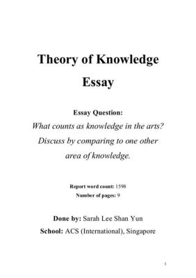 how long is the toK essay